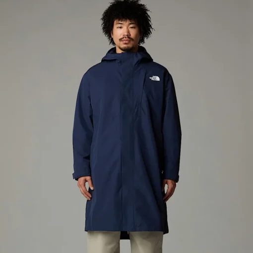 The North Face Męska Długa Kurtka Typu Shell Nukabira