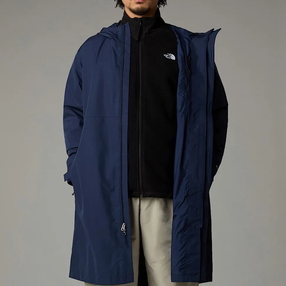 The North Face Męska Długa Kurtka Typu Shell Nukabira