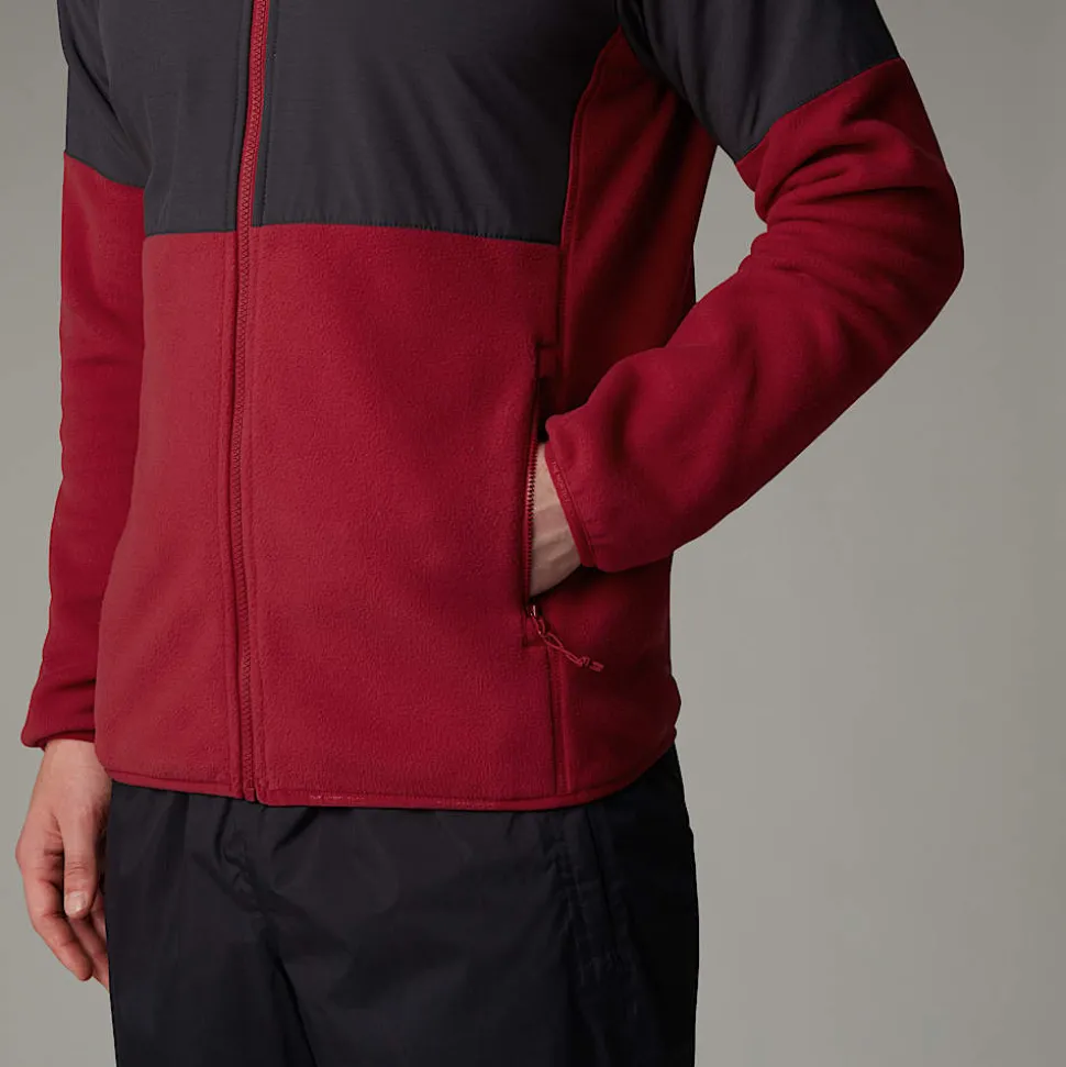 The North Face Męski Polar O Wysokiej Gramaturze Z Zamkiem Na Całej Długości Glacier