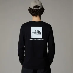 The North Face Męski T-shirt Z Długim Rękawem Redbox