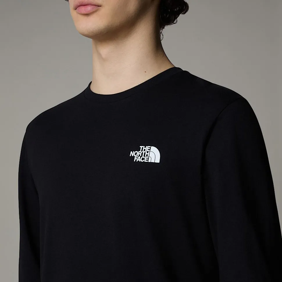 The North Face Męski T-shirt Z Długim Rękawem Redbox