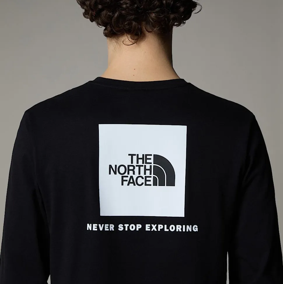 The North Face Męski T-shirt Z Długim Rękawem Redbox
