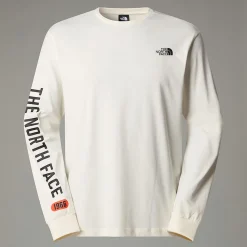 The North Face Męski T-shirt Z Długim Rękawem I Grafiką Varsity
