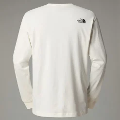 The North Face Męski T-shirt Z Długim Rękawem I Grafiką Varsity