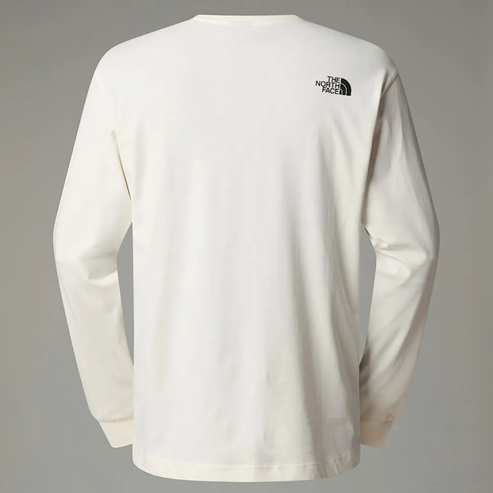 The North Face Męski T-shirt Z Długim Rękawem I Grafiką Varsity