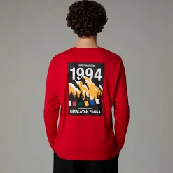 The North Face Męski T-shirt Z Długim Rękawem Anniversary