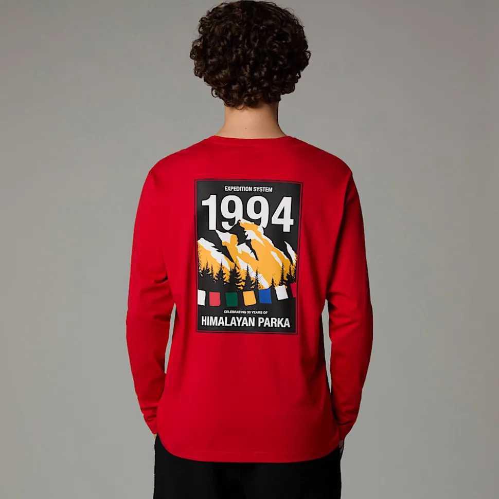 The North Face Męski T-shirt Z Długim Rękawem Anniversary
