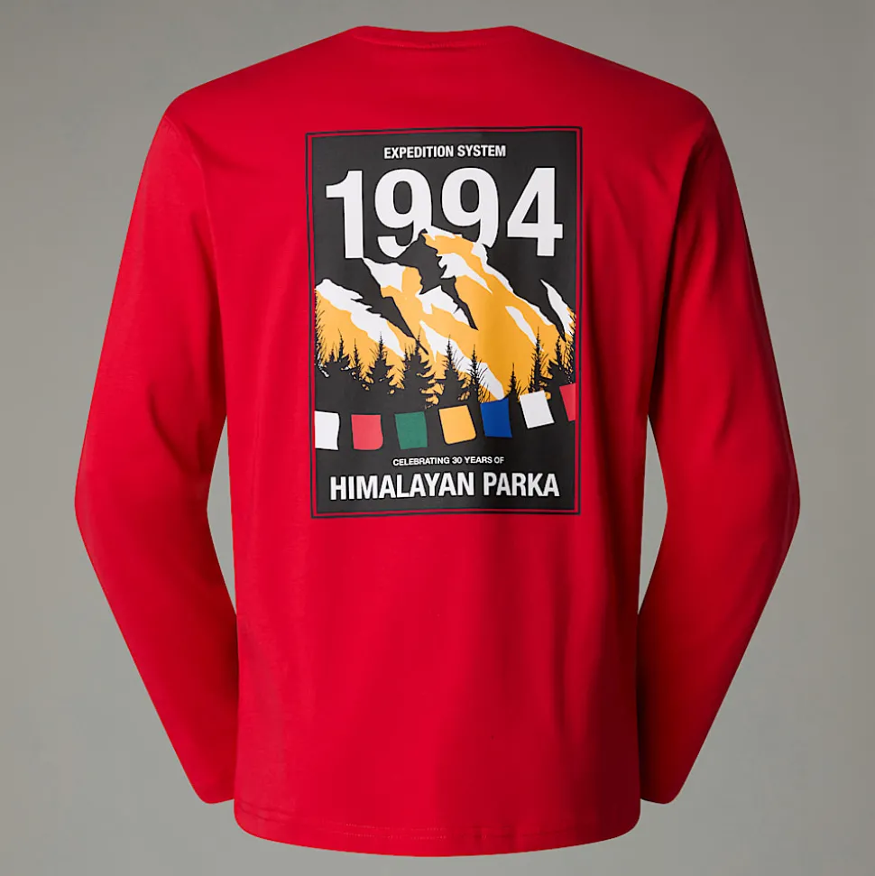 The North Face Męski T-shirt Z Długim Rękawem Anniversary