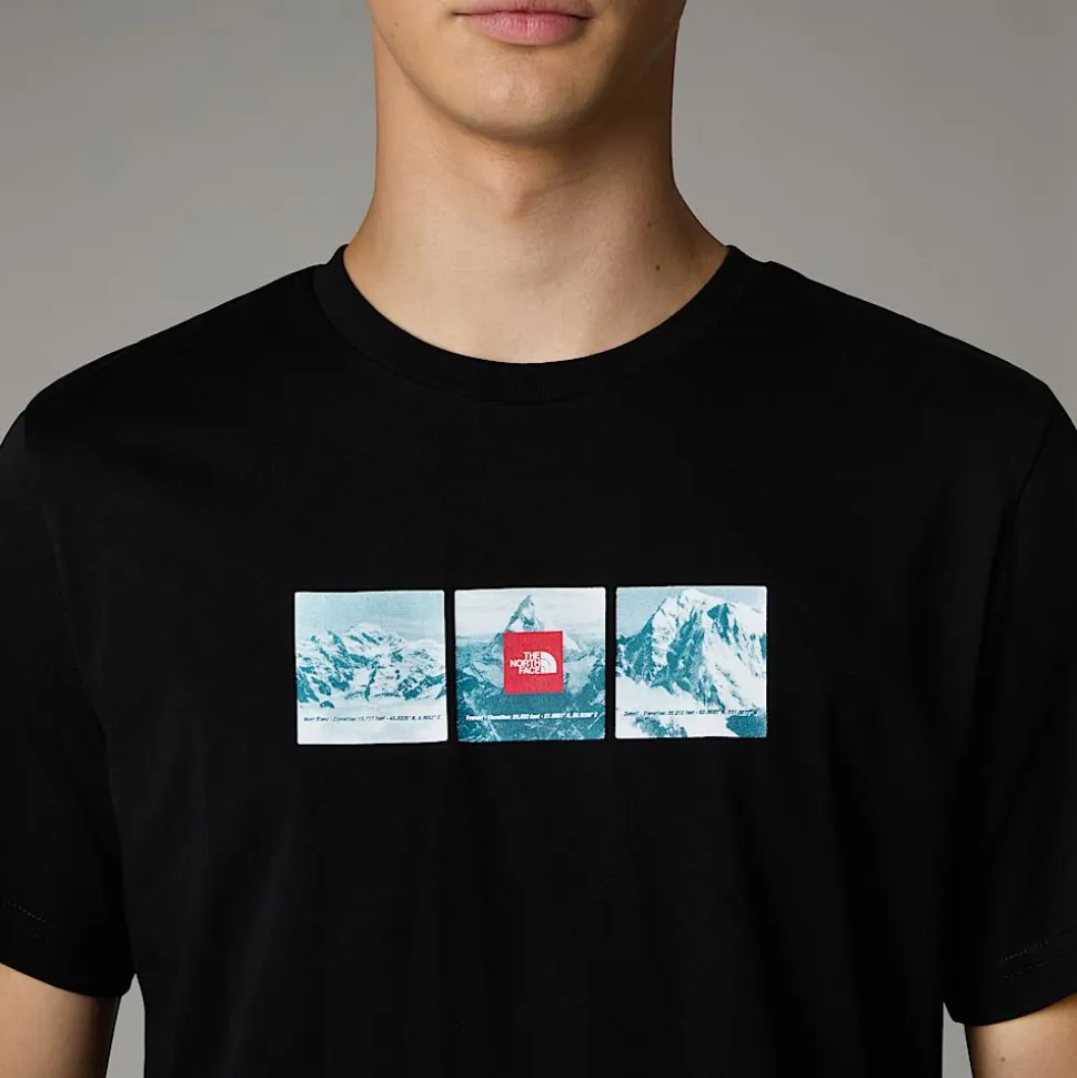 The North Face Męski T-shirt Z Grafiką Expedition System