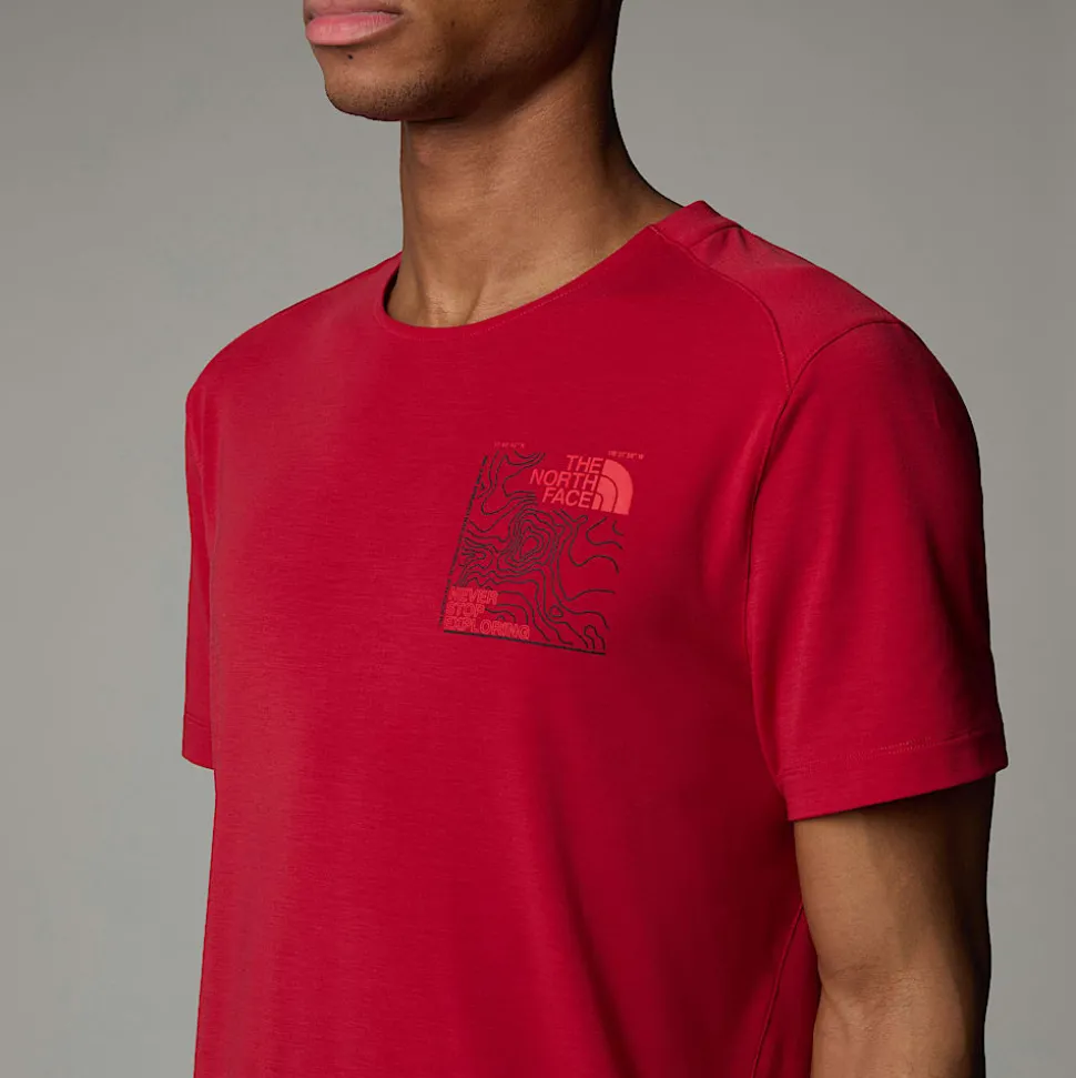 The North Face Męski T-shirt Z Grafiką Lightning